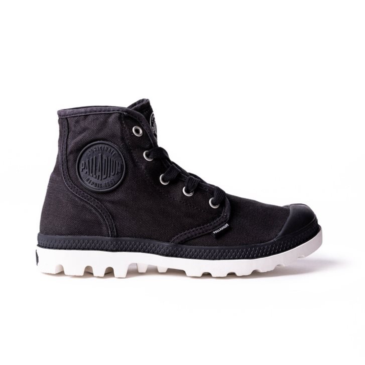 Palladium Pampa Hi Women\'s Boots Black | UK N978-TNJ